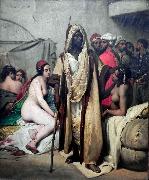 Horace Vernet Slave Market Spain oil painting artist